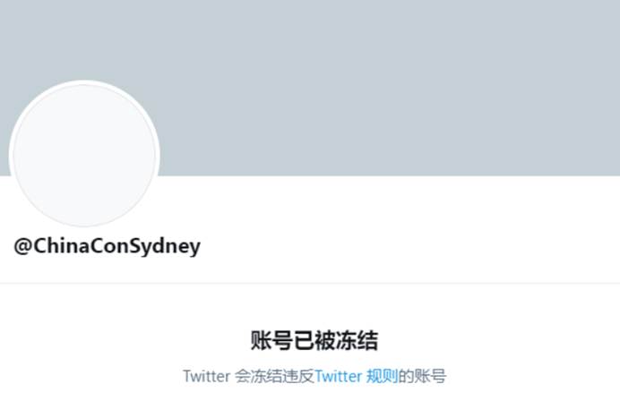 最新重磅消息！推特封禁中国驻巴基斯坦外交官和驻悉尼领事馆官方账号