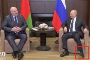 普京再被拍到奇怪动作！普京与白俄总统谈笑风生：要跟西方就这事“认真谈谈”