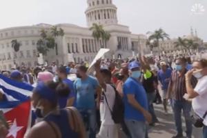 古巴爆发罕见大规模示威！古巴总统指责美国支持的“雇佣兵”抗议、敦促“革命公民”反击 美国务院：正考虑帮助古巴人民的选项