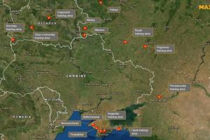 向作战阵地进发？！最新卫星图：俄罗斯进一步向乌克兰派遣军队和装备，包括战斗轰炸机