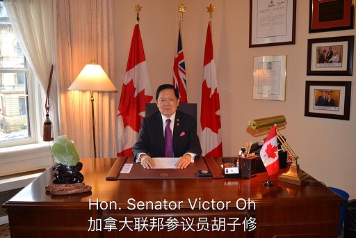 加拿大联邦参议员胡子修向全球华人华侨拜年