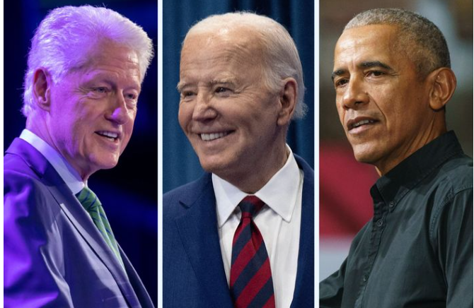 三位总统联手对付特朗普！奥巴马、克林顿与名人力挺拜登、抗议者多次打断活动
