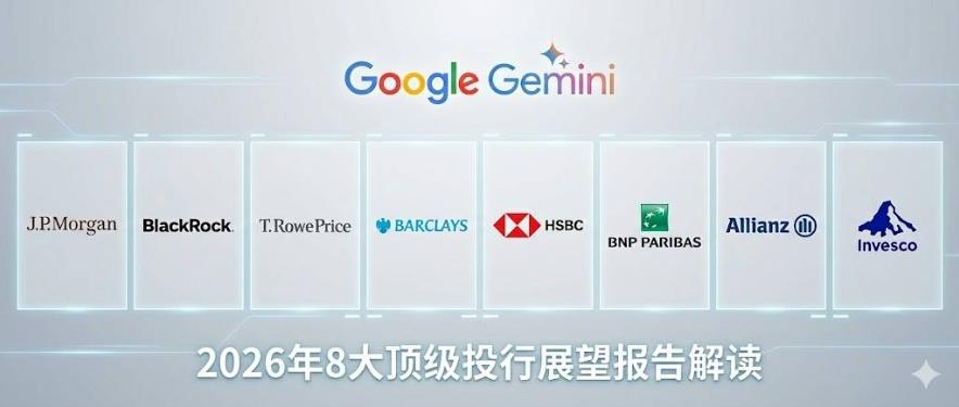 读完8家顶级投行的2026展望，Gemini给出了这些总结