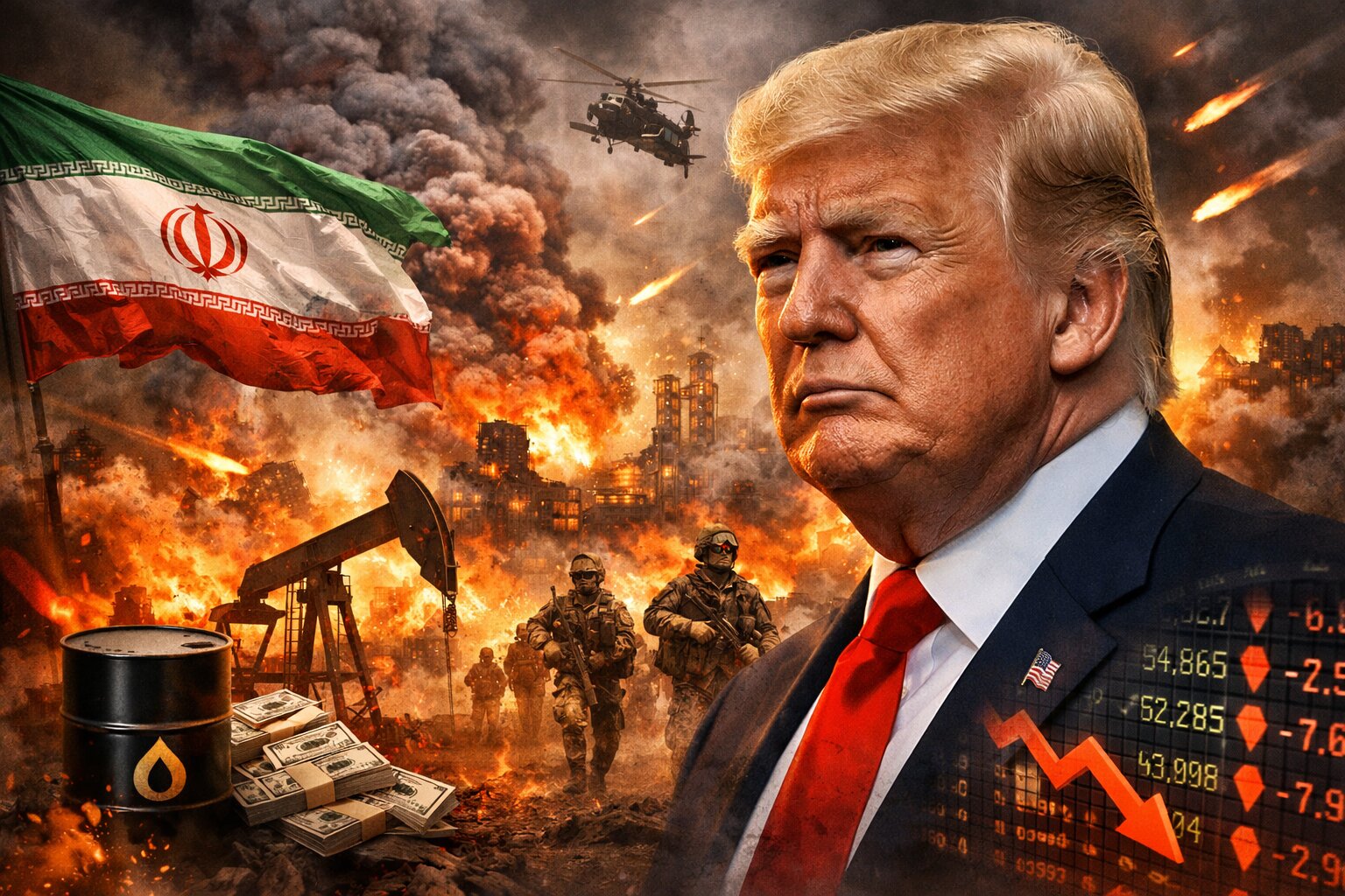 再给伊朗10天“”时间！特朗普宣布延长“停炸令”至4月6日，金融市场瞬间暴动