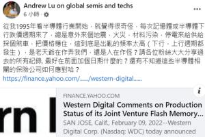 再突发！半导体NAND记忆体原料污染 知名分析师：1995年迄今供给总出乱刹车 真的是巧合？