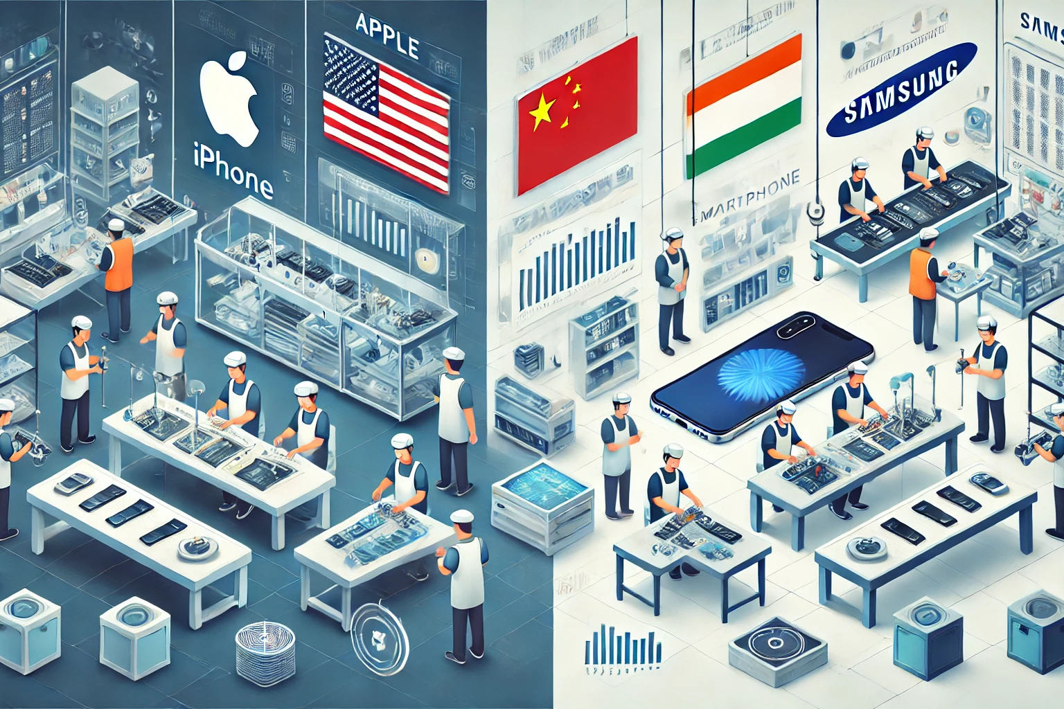 中美贸易战升级，智能手机产业链格局悄然生变：苹果或将受重创，三星相对稳固