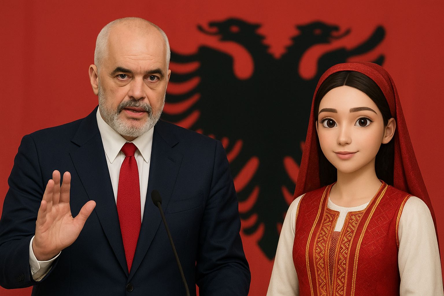 阿尔巴尼亚任命AI“迪耶拉”为政府部长 监督公共招标