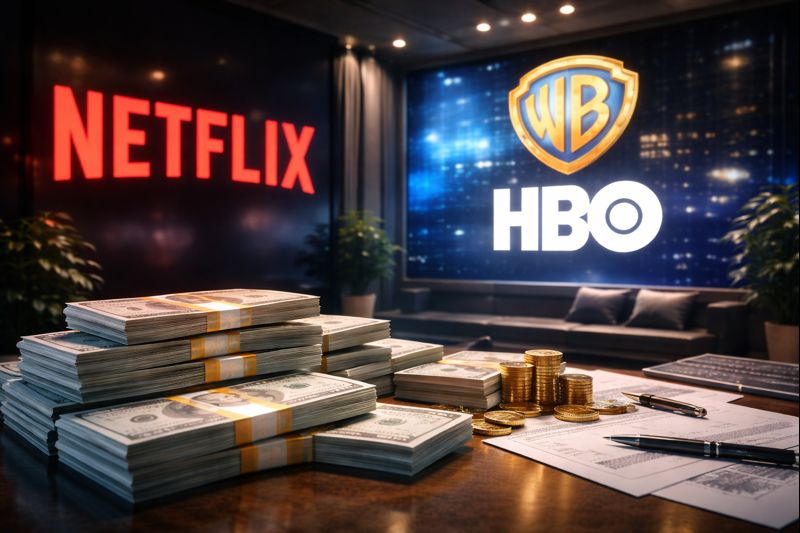 Netflix加码争夺华纳资产：改为全现金收购华纳兄弟与HBO