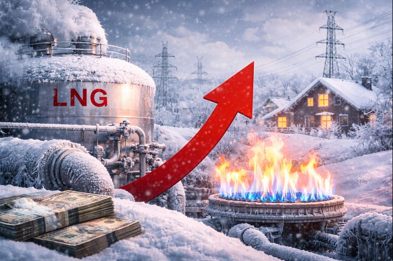 极寒来袭引爆行情：美国天然气价格创数十年最大周涨幅