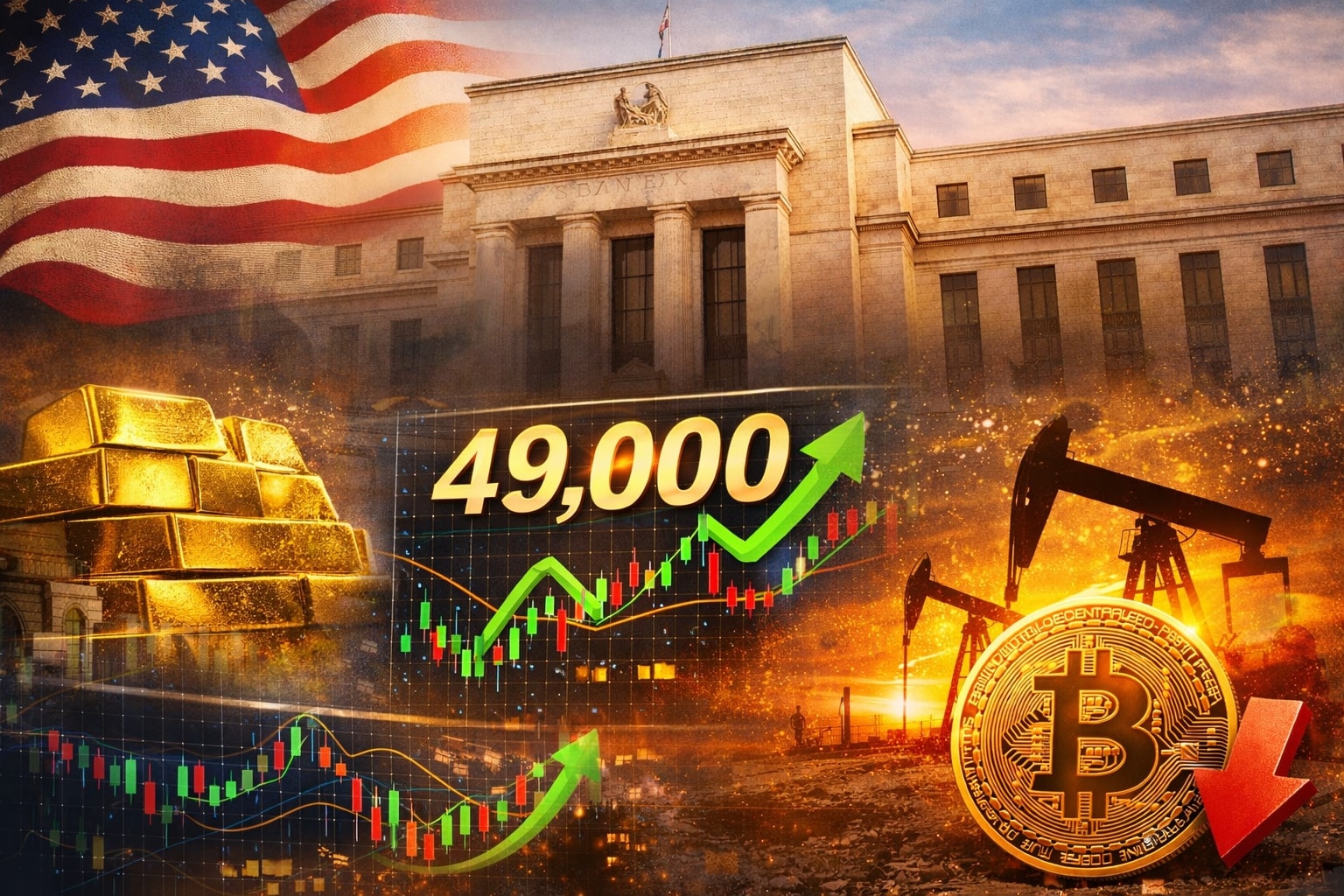 美伊强硬表态引爆全球市场！油价飙升、美元冲高回落、股市高位震荡、比特币本周迎重大考验